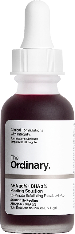 Solution de Peeling AHA 30% + BHA 2% - Soin Exfoliant