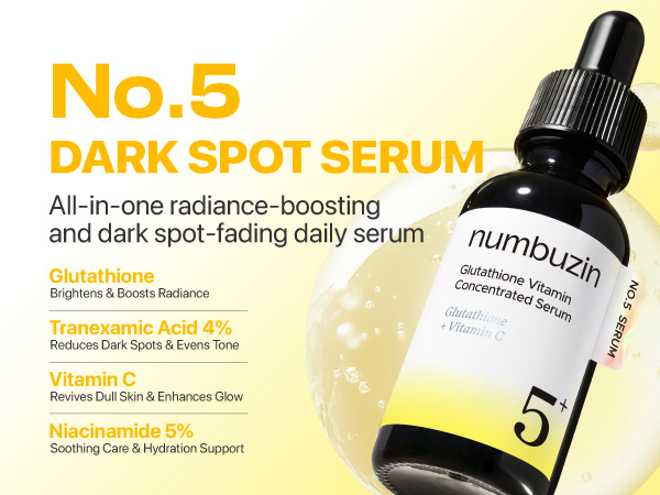 No.5+ Glutathione Vitamin Concentrated Serum - Sérum concentré en vitamines